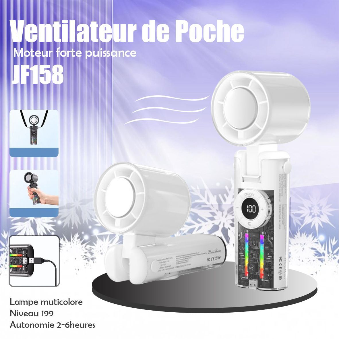 Ventilateur portable JF158