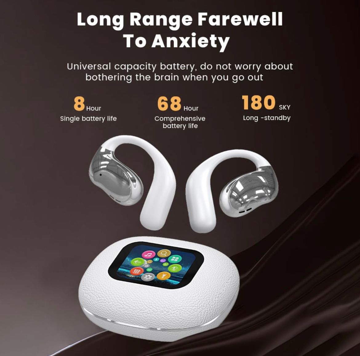 Écouteurs sans fil YJ33 Open Digital Display