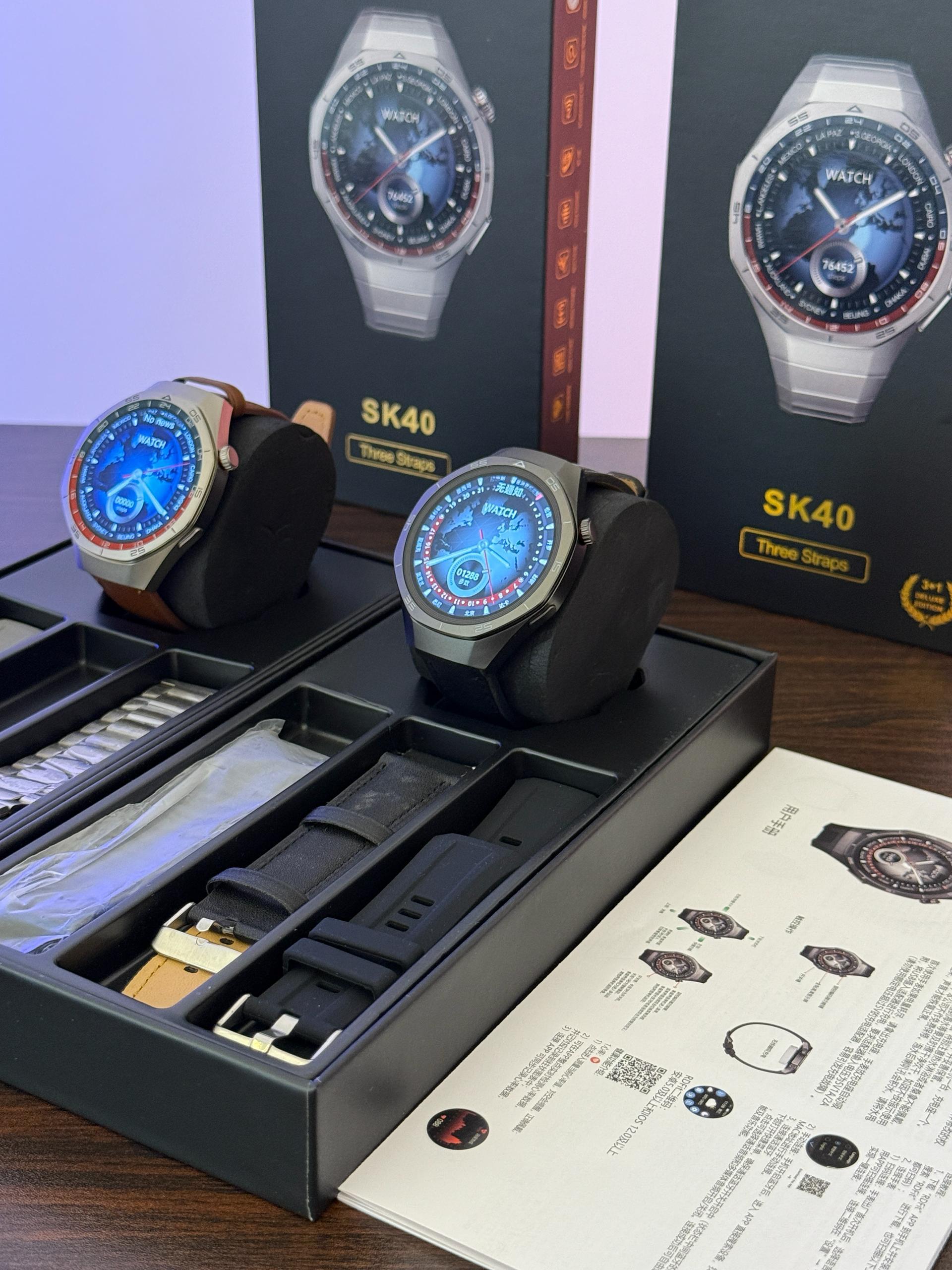 Montre Connectée SK40 – Three Straps Edition