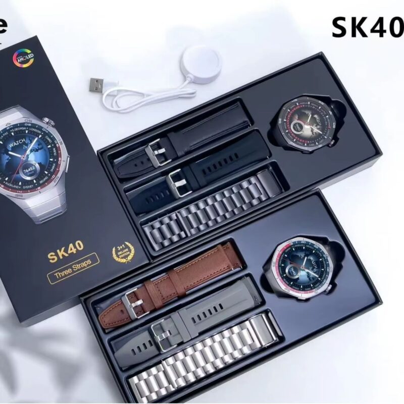 Montre Connectée SK40 – Three Straps Edition