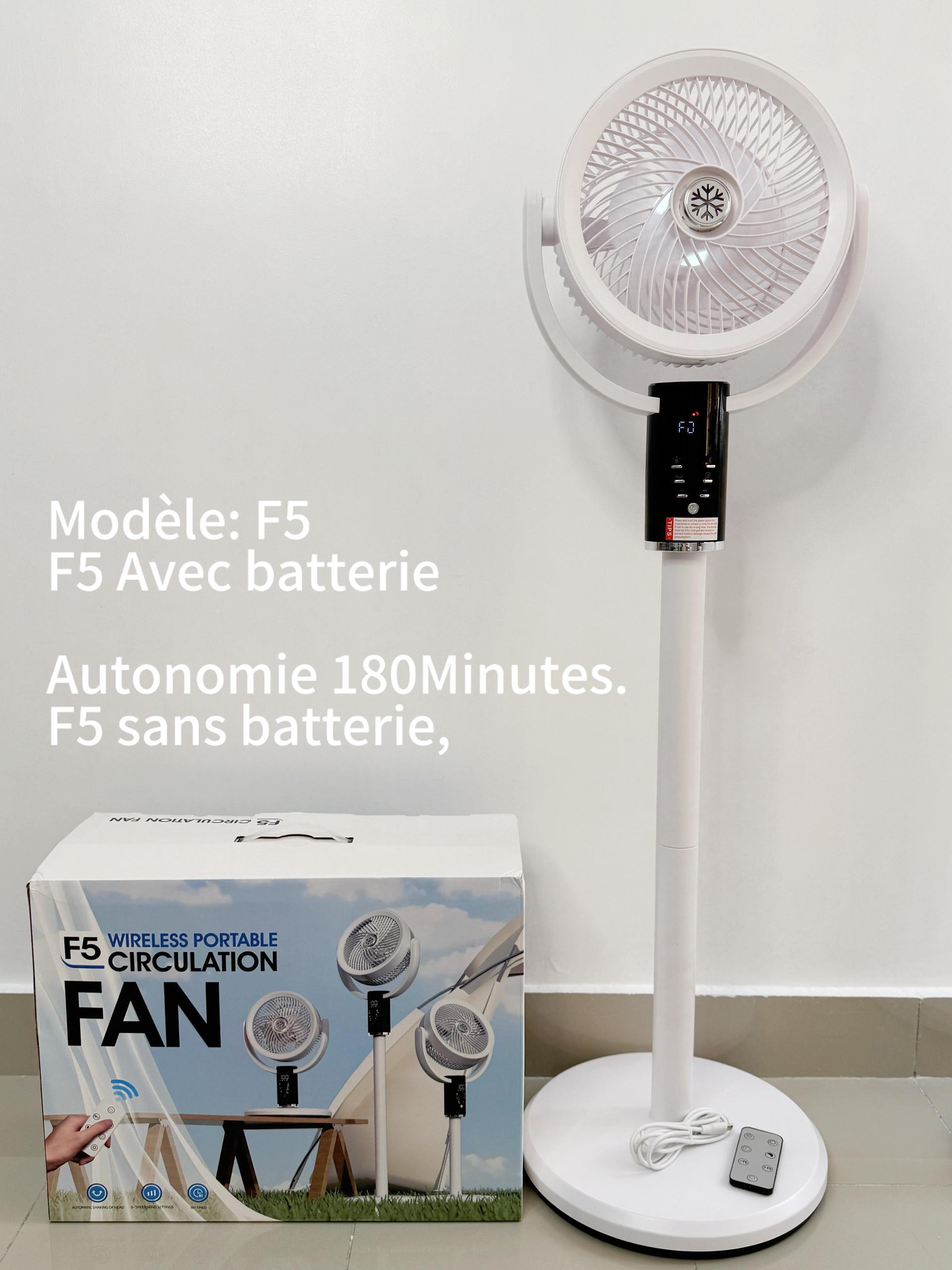Ventilateur F5 – Wireless Portable Circulation Fan