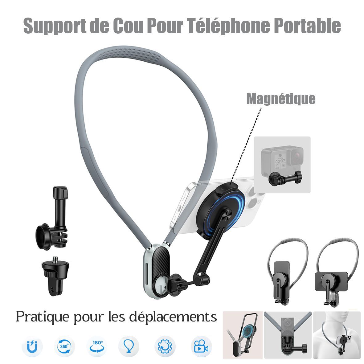 Support de caméra pour poitrine Plokama CX-10